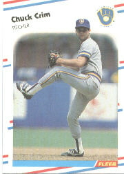 1988 Fleer Baseball Cards      162     Chuck Crim
